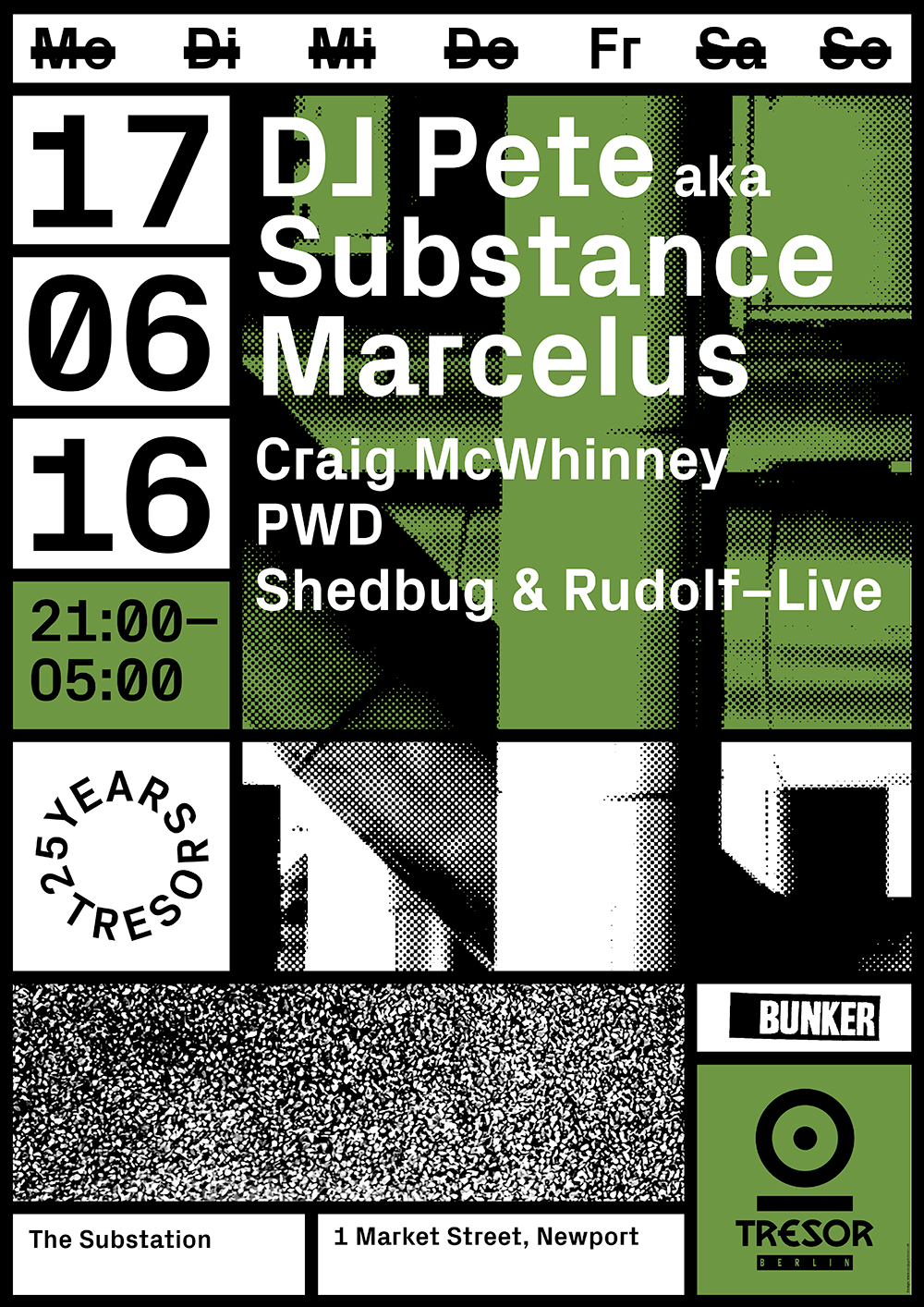 Bunker presents Tresor 25 Years – June 2016