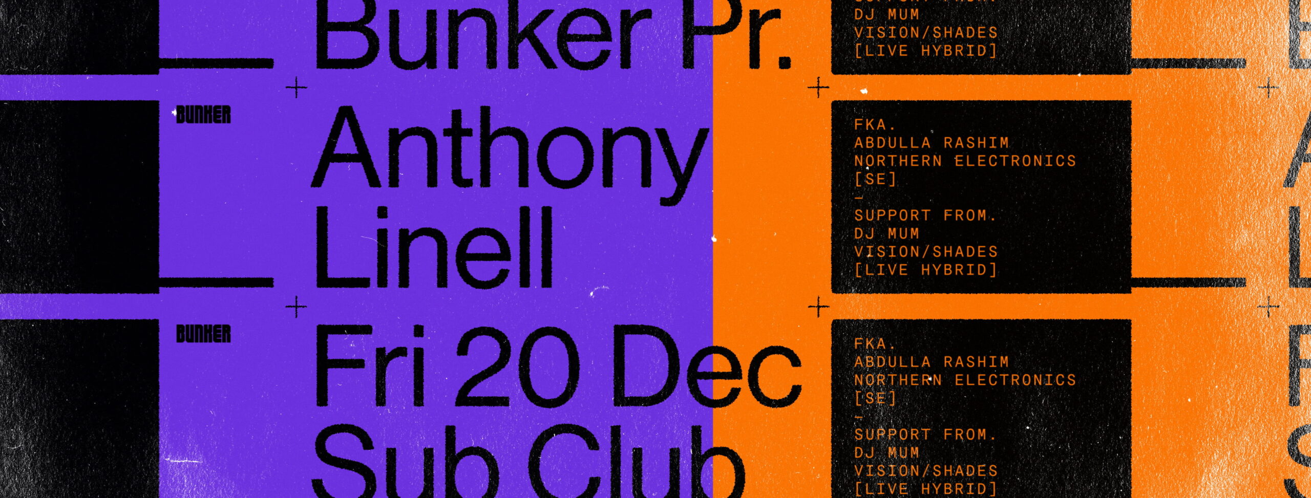 Bunker presents Anthony Linell – December 2019