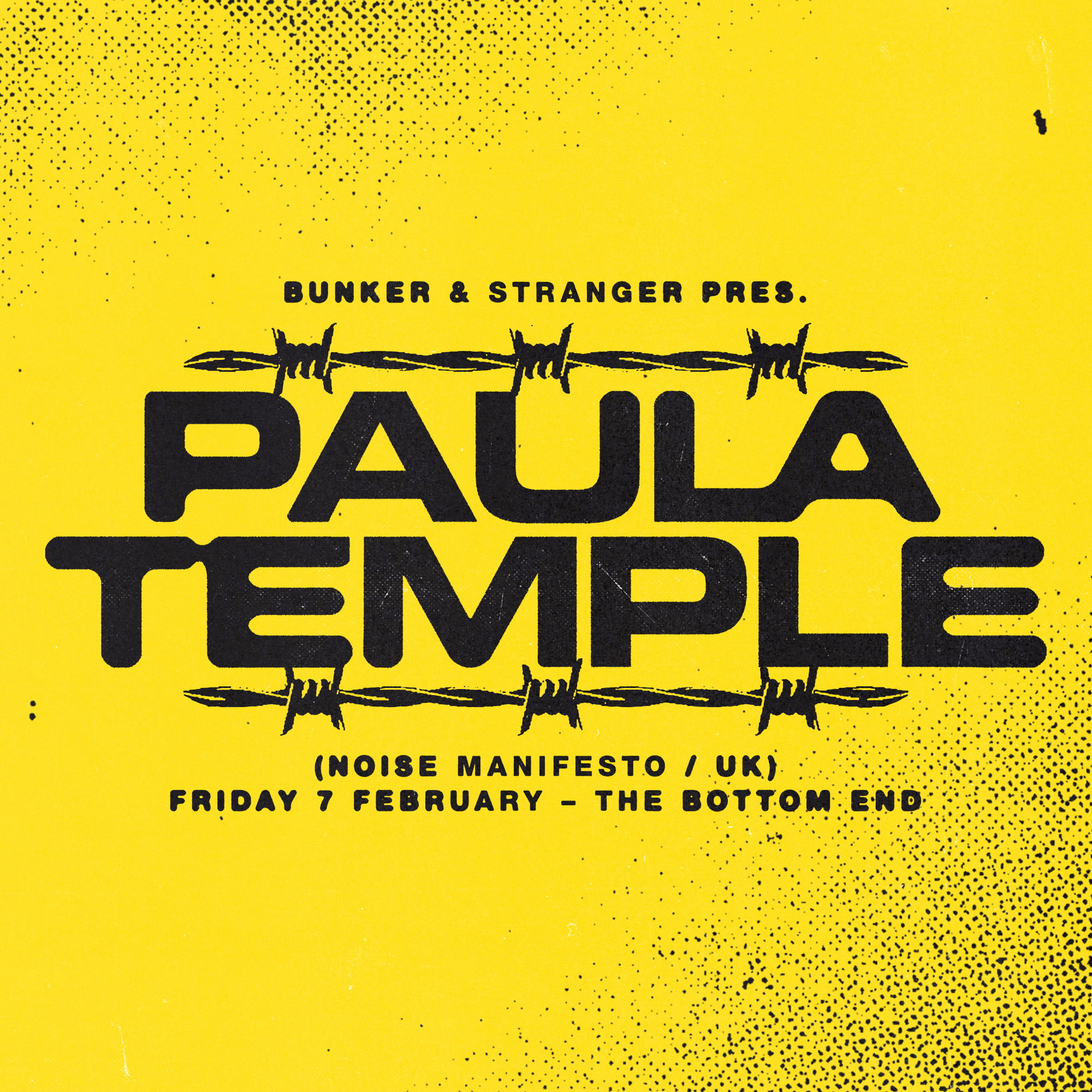 Bunker & stranger present Paula Temple – February 2020